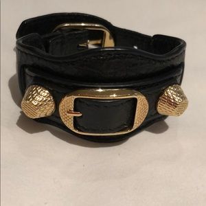Balenciaga black bracelet